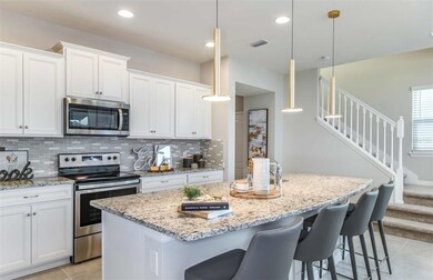 Model Home Design Only. Pictures and furnishings are for illustrative purposes only. Elevations, colors and options may vary. Furniture is for model home staging only.