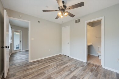 Unfurnished bedroom featuring light wood finished