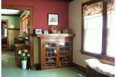Exterior Front. Original built-ins