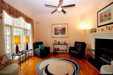 Formal Living Room with Fireplace and Wood floors