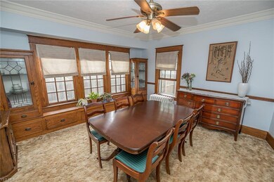 Note the leaded glass china cabinets.