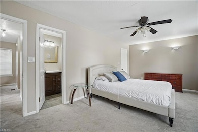 Primary Bedroom with walk-in closet...