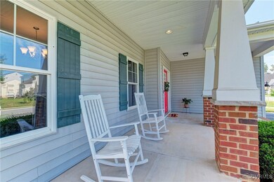 View of patio featuring a porch