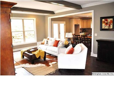 Cozy great room opens up to the kitchen.  Great fo