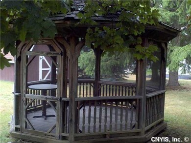 Exterior Front Screened Gazebo keeps the bugs at b