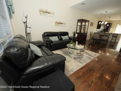 Glistening flooring throughout