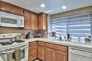 Kitchen with recessed lights 