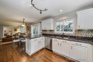 SECOND VIEW OF THE KITCHEN SHOWING THE OPEN FLOOR 