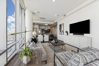 This home features freshly painted walls and all windows are fitted with custom shades.