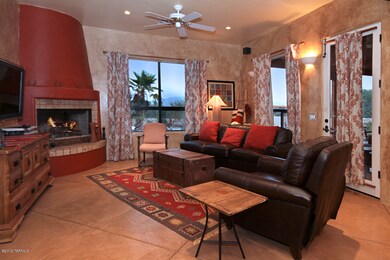 Family Room off Kitchen w/Kiva Fireplace