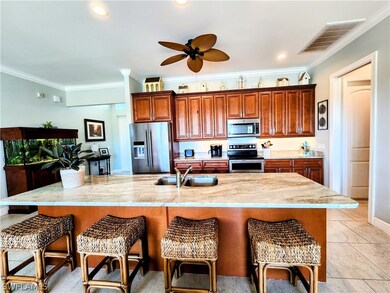 Large Kitchen Island with Breakfast Bar