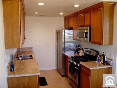 Granite counter tops and stainless steel appliance