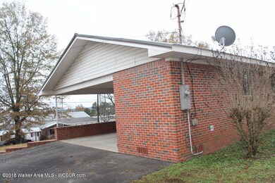 right side and carport