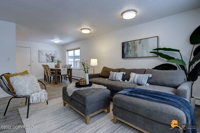 Open living & dining area