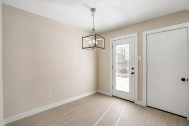 Eat in kitchen with access to the rear yard