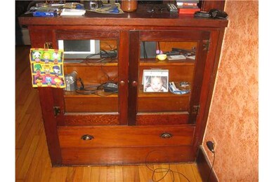 Living Room. built-in