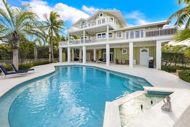 Bay front estate and pool home