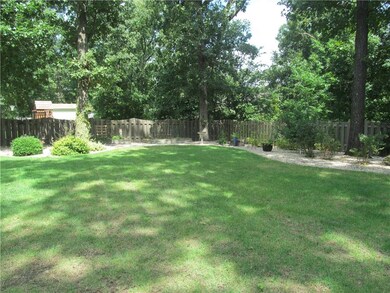 Large Backyard with great landscaping