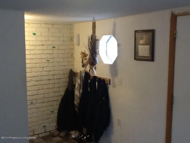 Front foyer with coat hooks