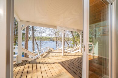 Deck with a water view