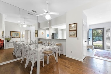 Counter Bar Seating And Dining Area