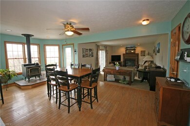 Open concept. Large dinette space open to the fami