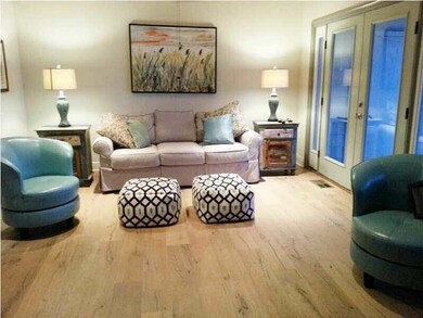 Family room with expansive water view