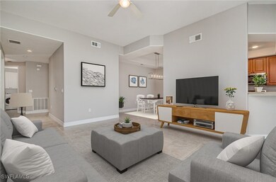 Digitally Staged Living area