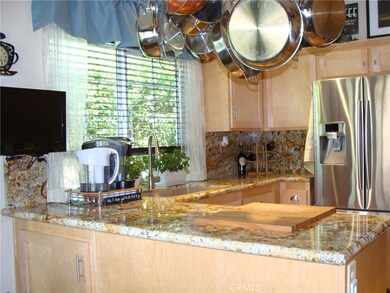 Kitchen view from the eating nook