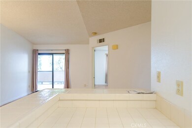View from kitchen to living area