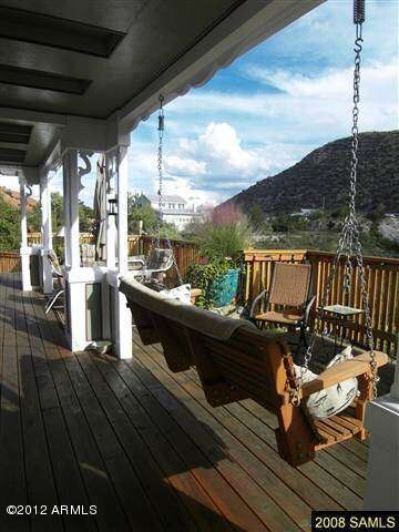 Deck with Porch Swing
