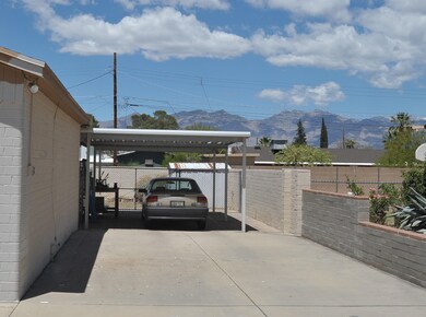 Carport w/Very Deep Driveway