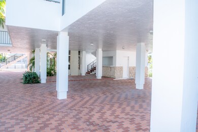 Covered patio area