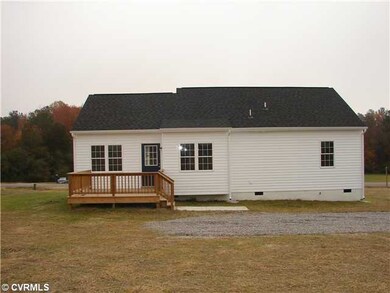 Exterior Back - Nice sized deck for grilling eveni