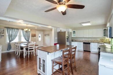 The open concept is great for entertaining.