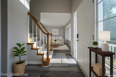 Foyer View into Living Room
