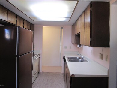 Kitchen with skylight