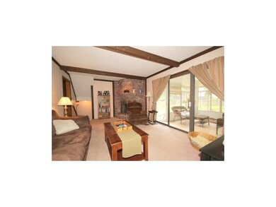 Family room walks out to sunroom