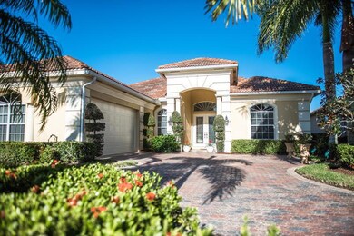 Front of Property w Decorative Driveway