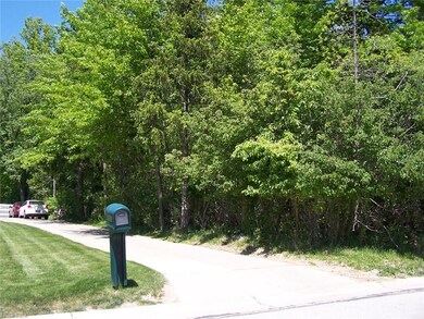 View of left (west) property line.