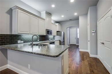 Fabulous leathered-finish on the granite counters 