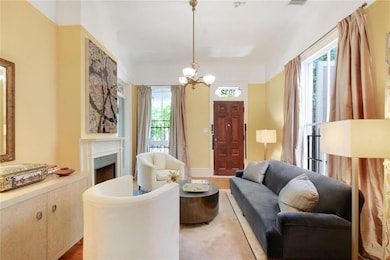Main House:  Living room facing Esplanade Ave.