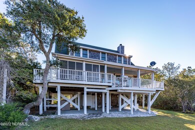 Waterfront view of home