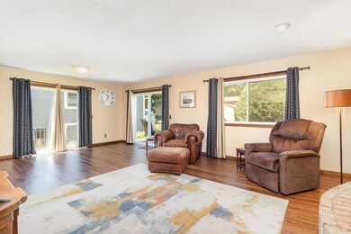 Windows allowing natural light abound in living room