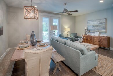 Living and dining area