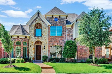 North facing front exterior. Built by Grand Homes.