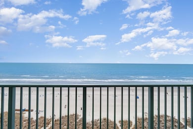 Water view featuring a beach view
