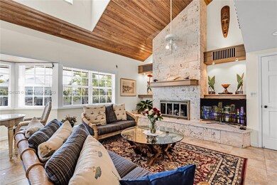 soaring 2 story ceilings with tongue and groove  