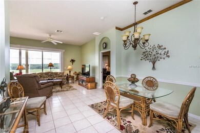 TILED FLOORS THROUGHOUT DINING ROOM AND LIVING ROO