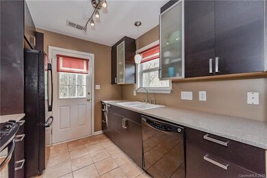 kitchen with updated lights